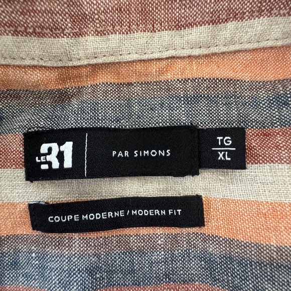 Simons Modern Fit Linen Shirt - Picture 2 of 6